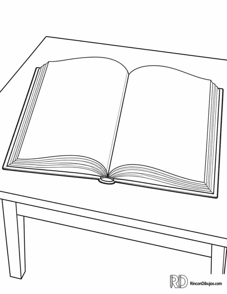 Dibujos de Libros para Colorear