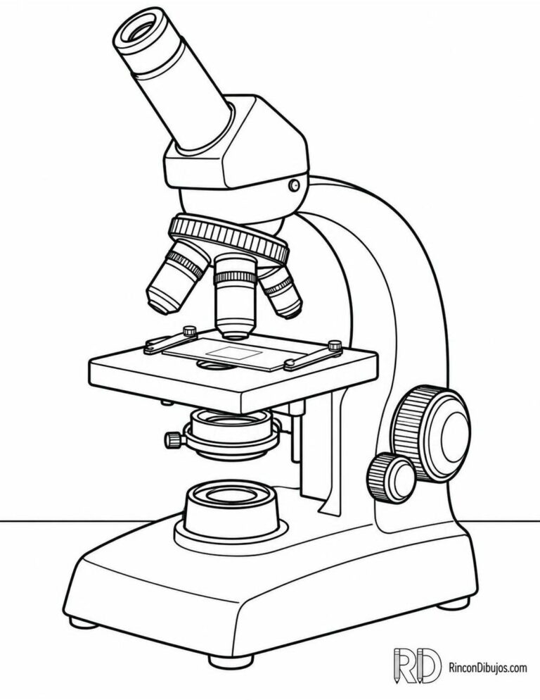 Dibujos de Ciencias para Colorear