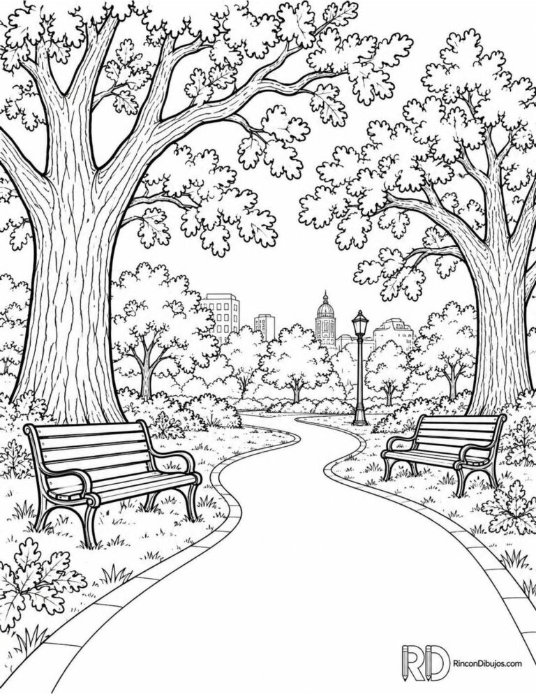 Dibujos de Parques para Colorear