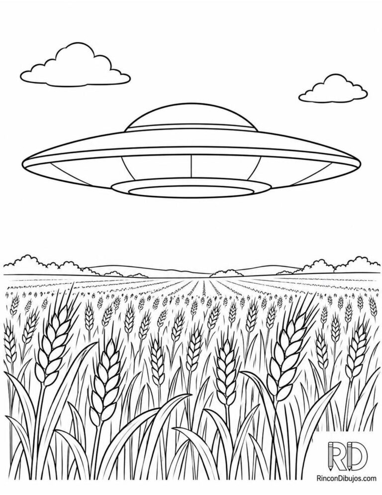 Dibujos de Ovnis para Colorear