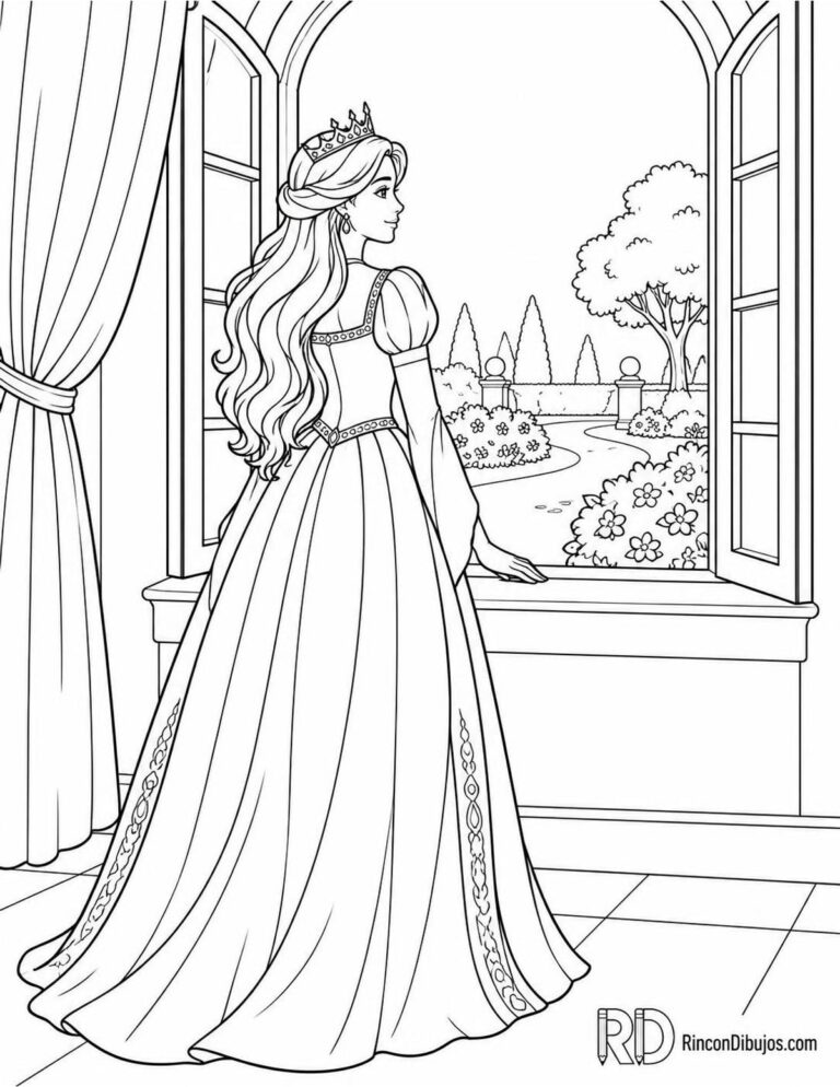 Dibujos de Princesas para Colorear